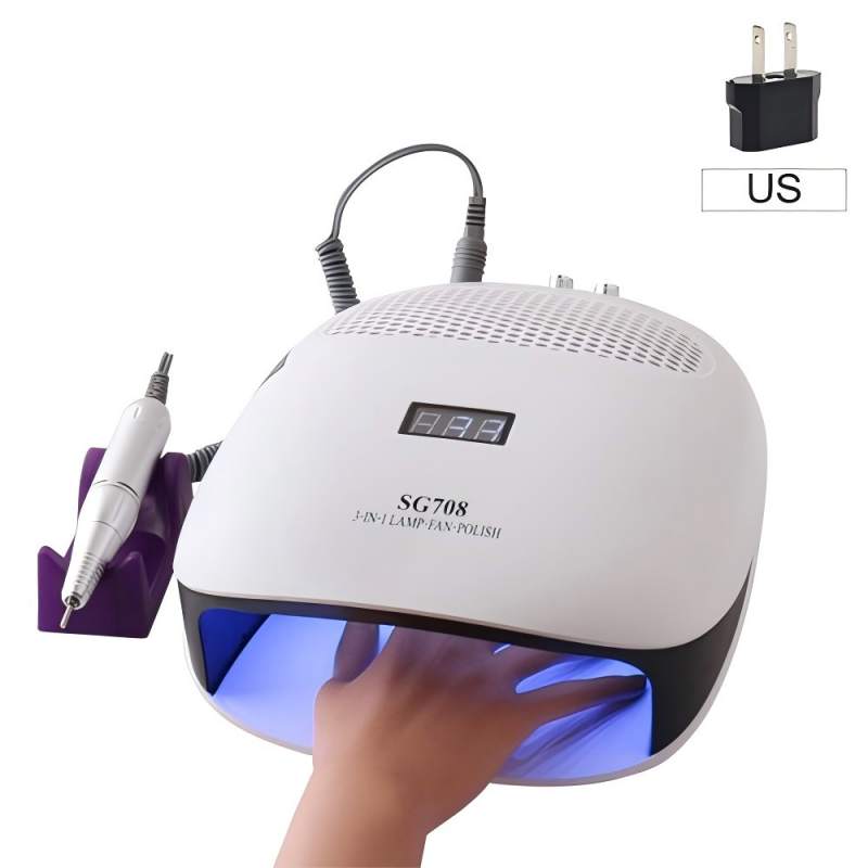 Üçlü Kombinasyon El Tipi Yastıklı Tırnak Lambası